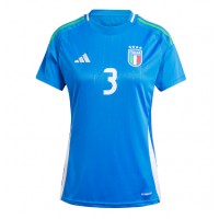 Italien Federico Dimarco #3 Fußballbekleidung Heimtrikot Damen EM 2024 Kurzarm